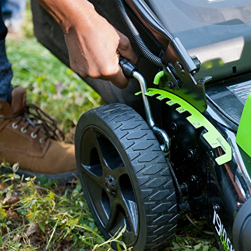 Greenworks 19-Inch 40V Brushless Cordless Lawn Mower, 4.0 AH & 2.0 AH Batteries Included 2500502