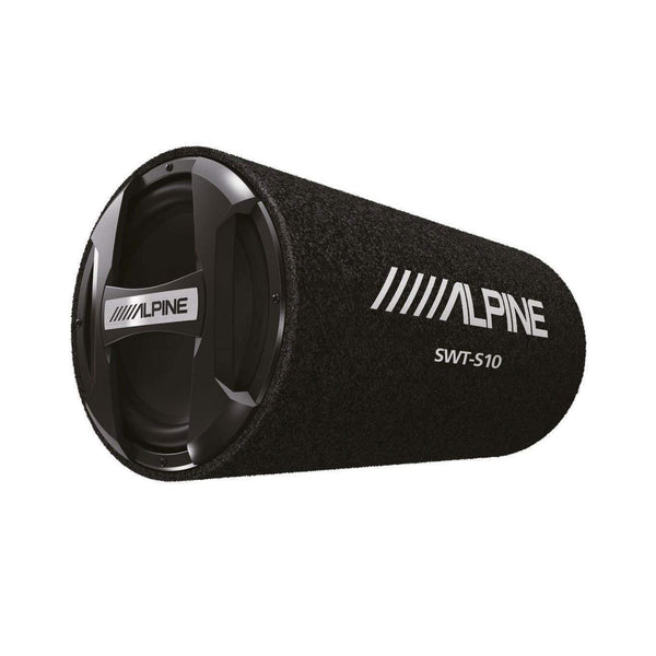 ALPINE SWT-S10 1200w 10" Car Subwoofer in Bass Tube Enclosure+7-Band Equalizer