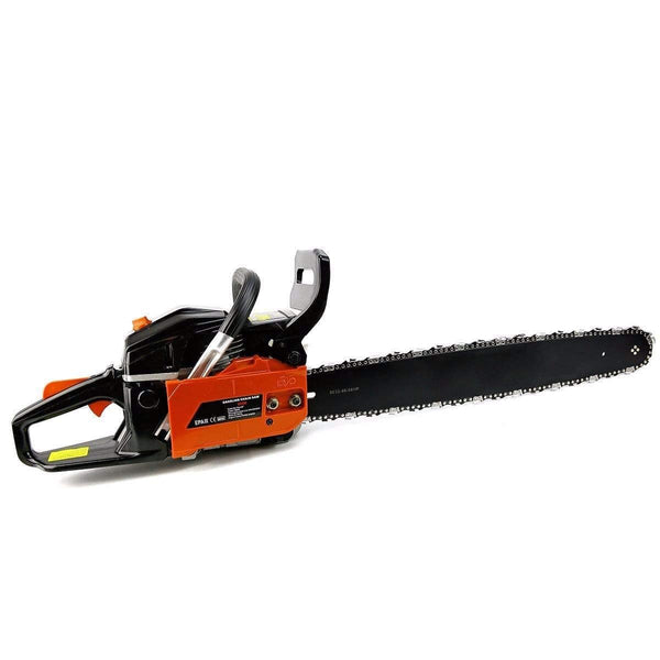 XtremepowerUS 22" inch 2.4HP 45cc Gasoline Gas 2-Stroke Chainsaw Cutting Wood Cutter Industry Engine Motor EPA, Orange