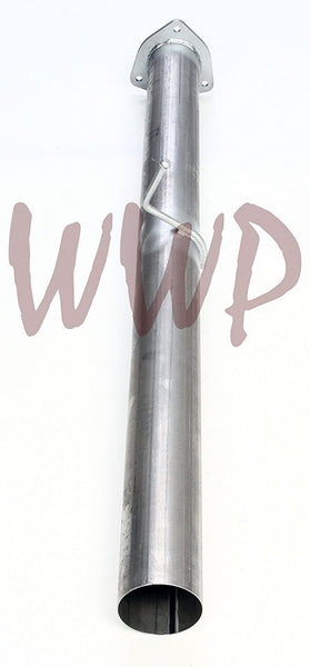 Performance Race Racing SS409 T409 Stainless Steel Off Road 4.00" Replacement Exhaust Pipe For 2007-2012 Dodge Ram 2500 3500 Cummins 6.7L Turbo Diesel Pickup Truck