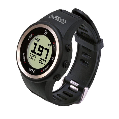 GolfBuddy WT6 Golf GPS Watch, Black