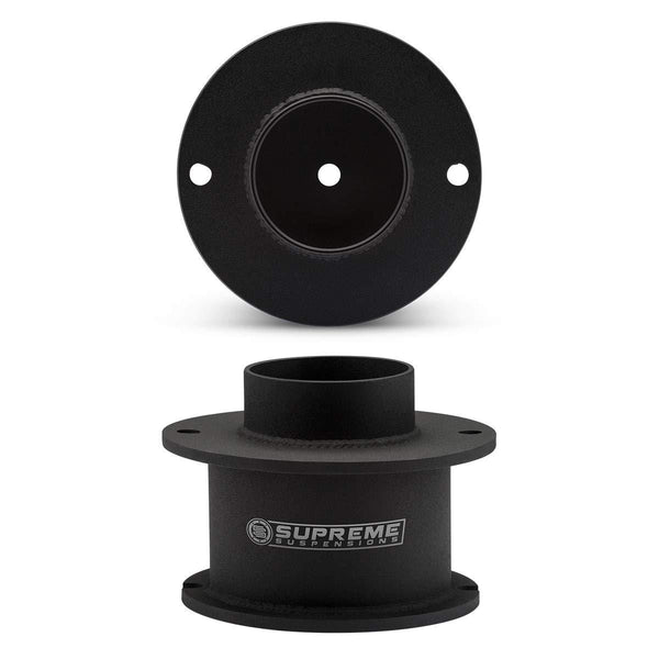 Supreme Suspensions - Front Leveling Kit for Ram 2500 3500 4WD Front 3" Lift Kit High-Strength Carbon Steel Spring Spacers + Shock Relocation Brackets