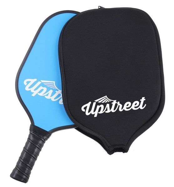 Upstreet Graphite Pickleball Paddle Set - Polypro Honeycomb Composite Core - Paddles Include Racket Cover
