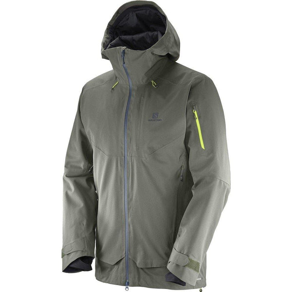 SALOMON Men's QST Guard Jacket, Beluga, Medium