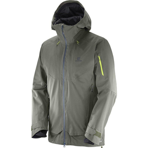 SALOMON Men's QST Guard Jacket, Beluga, Medium
