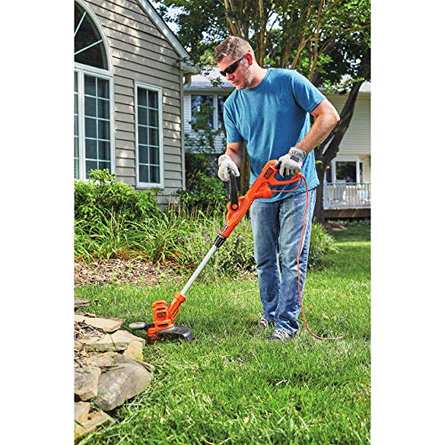 BLACK+DECKER BESTA510 6.5 Amp 14 in. AFS Electric String Trimmer/Edger (Renewed)