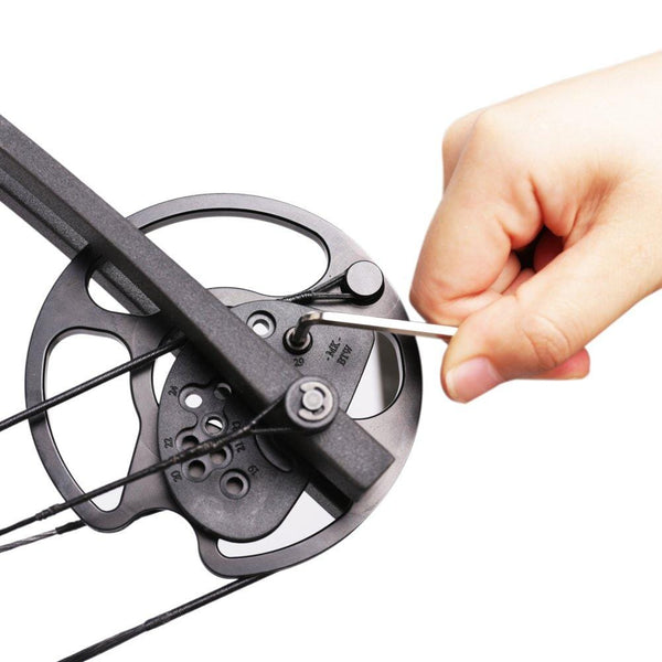 Leader Accessories Compound Bow 30-55lbs Archery Hunting Equipment with Max Speed 296fps (Green Camo. with Kit)