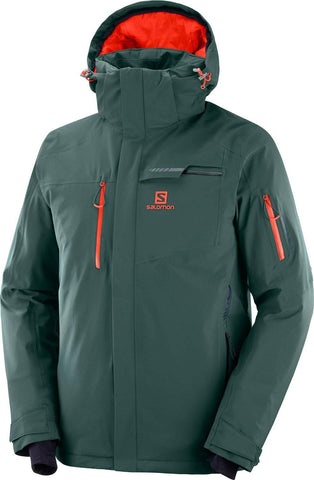 SALOMON Men's Brilliant JKT Green Gab, Medium