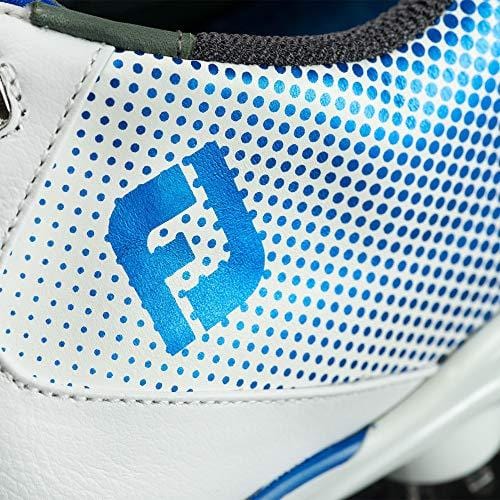 FootJoy Men's D.N.A. Helix-Previous Season Style Golf Shoes White 13 M Electric Blue, US [product _type] FootJoy - Ultra Pickleball - The Pickleball Paddle MegaStore