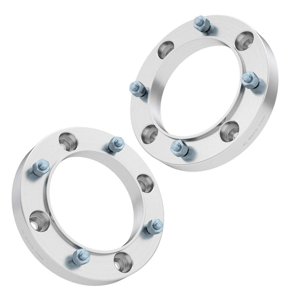 RockTrix - 1 inch ATV Wheel Spacers (4x156, 3/8x24 Studs, Cone Seat Nuts) Compatible with Various Polaris and Kawasaki (Read Listing for Year Model Info) UTV Silver V3 25mm 2pcs