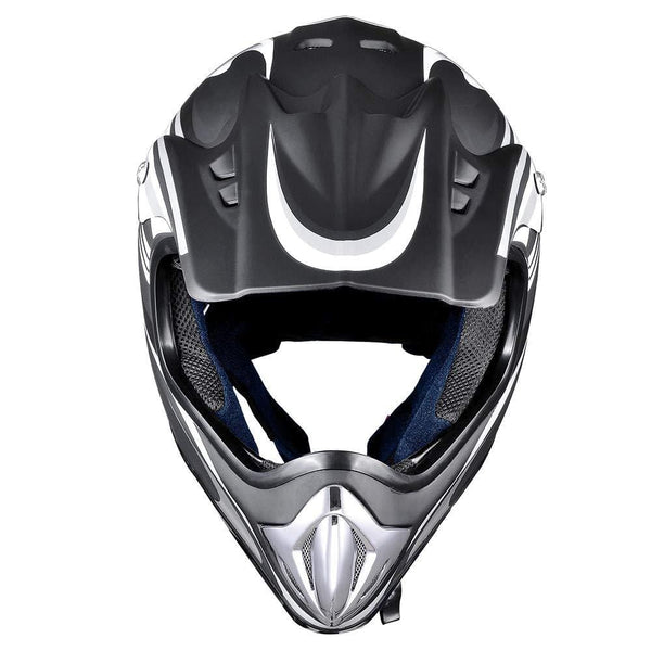 AHR DOT Outdoor Adult Full Face MX Helmet Motocross Off-Road Dirt Bike Motorcycle ATV M