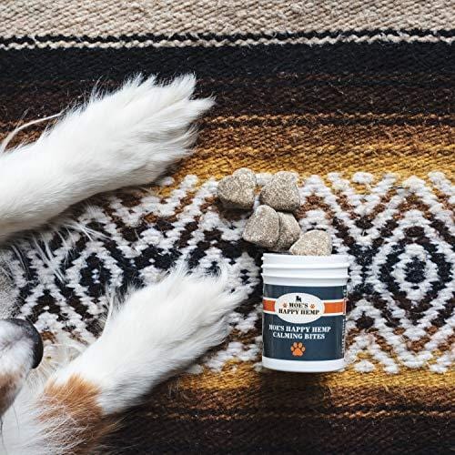 Organic Hemp Oil for Dogs with Calming Treats: Dog Anxiety Relief and Calm Aid for Hyperactive or Aggressive Pets - Daily Supplement to Support Joints, Healthy Skin and Coat - 2 Ounce Dropper Bottle