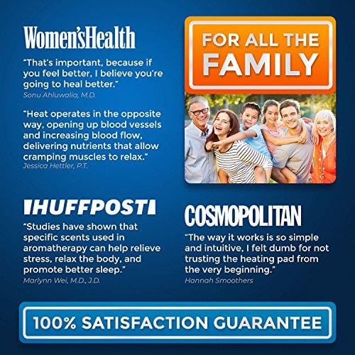 Neck and Shoulder Wrap - Natural Moist Heat Therapy for Muscle Pain, Tension Relief, Aches, Migraines, Headaches, and Arthritis - Instant Relief with deep Heat and Herbal Aromatherapy.