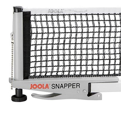 JOOLA Snapper Professional Table Tennis Net and Post Set with Carrying Case -  Portable and Easy Setup 72" Regulation Size Ping Pong Spring Activated Clamp Net