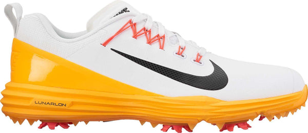 Nike Lunar Command 2 Golf Shoes 2017 Women White/Black/Laser Orange/Solar Red Medium 7