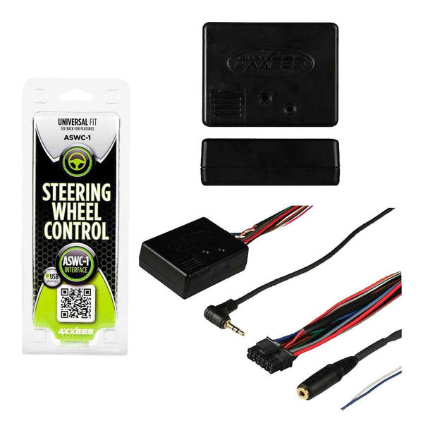 Kenwood DDX9704S 2-DIN in-Dash DVD/CD/AM/FM Car Stereo Receiver with Sirius SXV300v1 Vehicle Satellite Radio Tuner & Metra Axxess ASWC-1 Universal Steering Wheel Control Interface