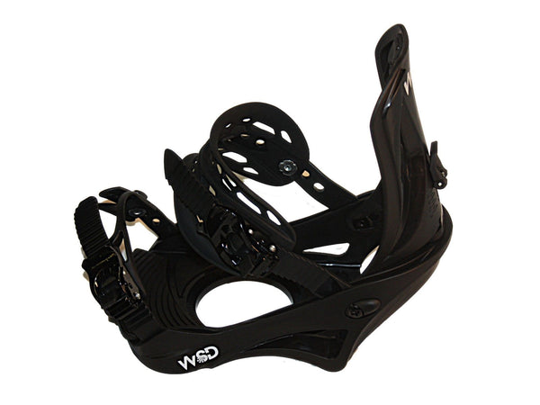 WSD Snowboard bindings Premium Bindings Black Size Medium fit 5-8 US Sizes 2018 Model Pair New