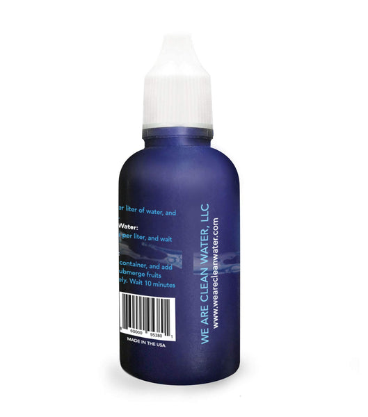 SilverDyne Water Purification Drops - 30ml (Treats 1200 Liters), Fast-Acting, Natural, Odorless/Tasteless - for Survival, Camping, and Emergencies