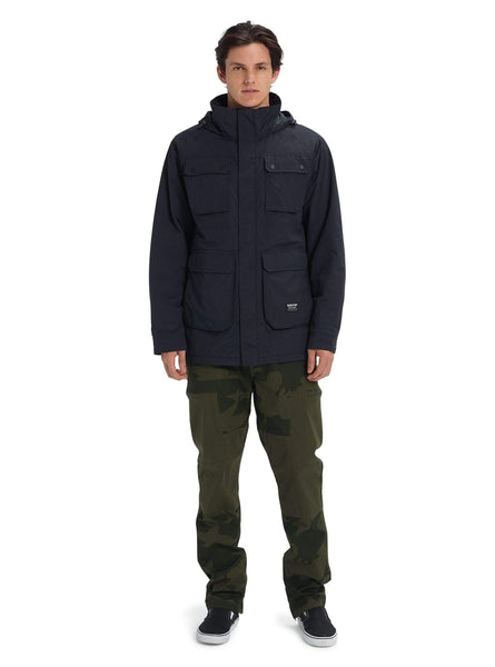 Burton Men's Men's Falldrop Jacket, True Black, Large