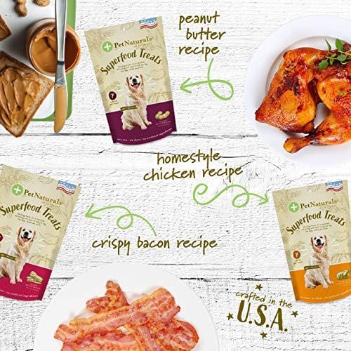Pet Naturals Of Vermont - Superfood Treats For Dogs, Homestyle Chicken Flavor, 100+ Bite-Sized Chews, Organic Ingredients