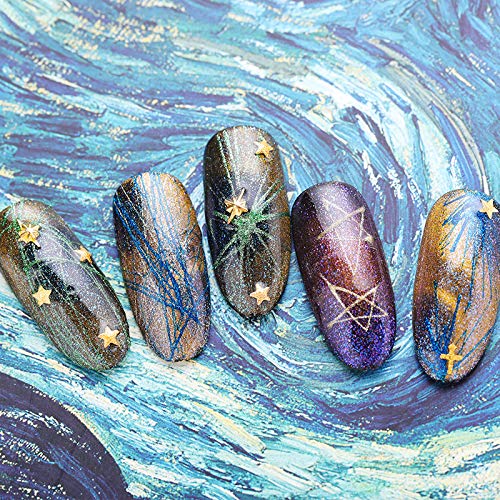BORN PRETTY 10 Boxes Glittery Drawing Gel Polish Nail Art Pull Line Gel Thick Elastic Paint Gel 5ml/box