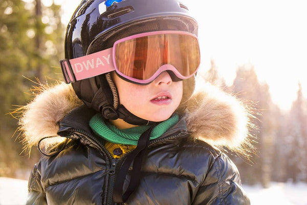 findway Kids Ski Goggles, Kids Snow Snowboard Goggles for Boys Girls Toddler Age 3-8 4-7,Helmet Compatible,Anti Fog Double-Layer Lenses,100% UV400 Protection,Non-Slip Strap