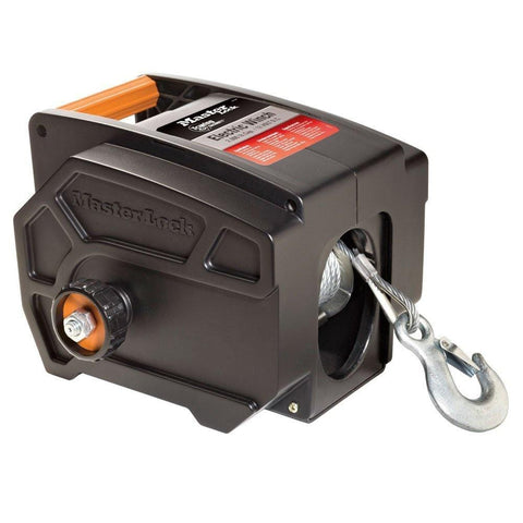 Master Lock Electric Winch, Portable 12-Volt DC Electric Winch, 2953AT