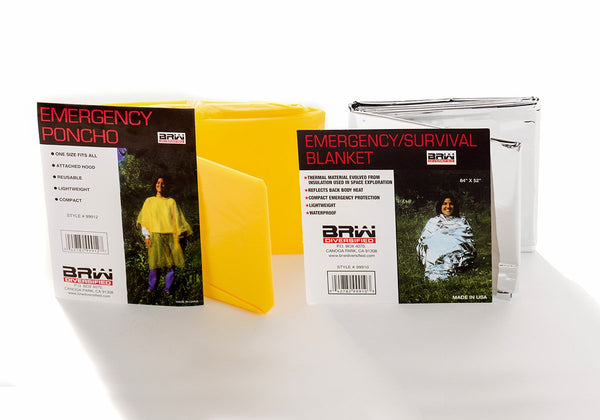 First My Family 4FKIT All-in-One 4-Person Premium Disaster Preparedness Survival Kit/Earthquake Kit with 72 Hours of Survival and First-Aid Supplies 4PKIT, FMF4PR