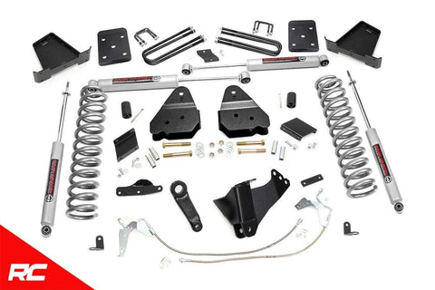 Rough Country 6" Lift Kit (fits) 2011-2014 Super Duty F250 4WD Diesel includes N3 Shocks Suspension System 564.20