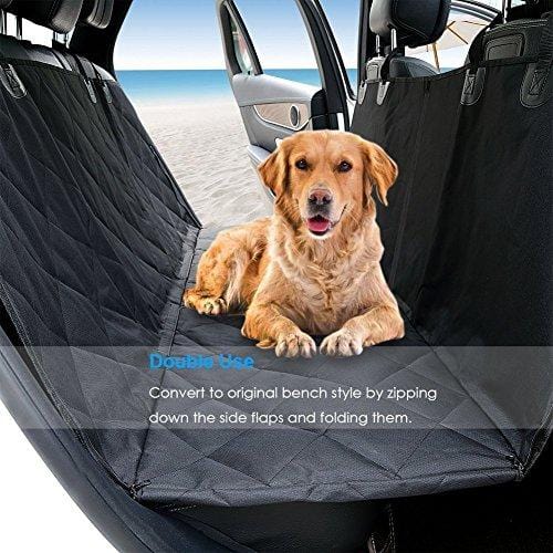 URPOWER Dog Seat Cover Car Seat Cover for Pets 100%Waterproof Pet Seat Cover Hammock 600D Heavy Duty Scratch Proof Nonslip Durable Soft Pet Back Seat Covers for Cars Trucks and SUVs