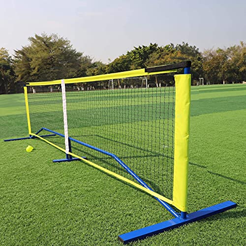 Zdgao Pickleball Set with 4 Paddles and Net - Official Size Net, 4-Pickleball Paddles, and 2 Outdoor Pickleball Balls, Outdoor Fun for Kids, Teens and Adults