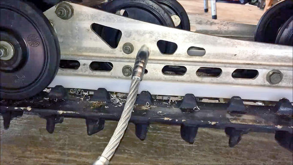 Flex Ice Scratchers Kit replace the MODEL #1201-DF FIT FOR all reverse and non-reverse gear equipped snowmobiles also recommend for track heights 2-1/2" and taller Hi-Roller