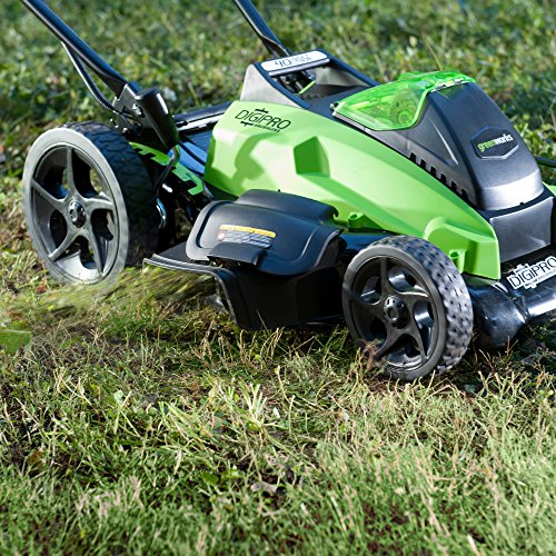 Greenworks 19-Inch 40V Brushless Cordless Lawn Mower, 4.0 AH & 2.0 AH Batteries Included 2500502