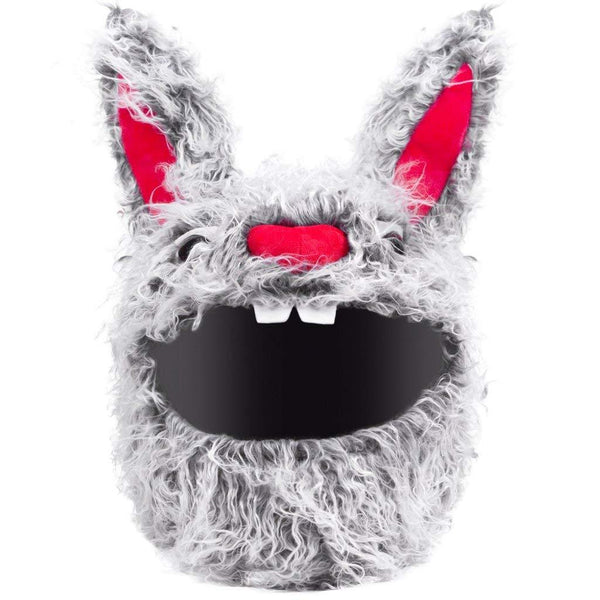 Moto Loot Helmet Cover for Motorcycle Helmet, Fun Rides and Gifts (Evil Rabbit)