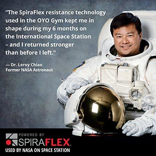 OYO Personal Gym - Full Body Portable Gym for Home, Office & Travel Fitness - Patented SpiraFlex Strength Training Technology Used by NASA