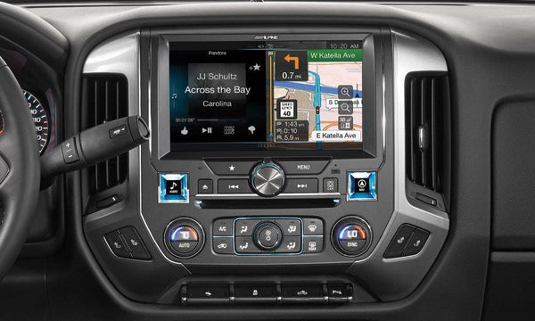 Alpine Electronics X110-SLV in-Dash Restyle System for Chevrolet Silverado 2014-Up, 10"