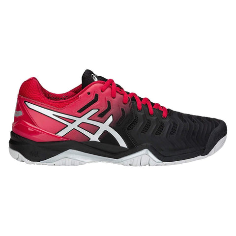 ASICS Mens Gel-Resolution 7 Tennis Shoe, Black/Silver, Size 9.5 [product _type] ASICS - Ultra Pickleball - The Pickleball Paddle MegaStore