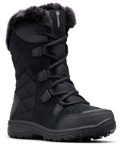 Columbia Women's ICE Maiden II Snow Boot, Black, Grey, 9.5 B US