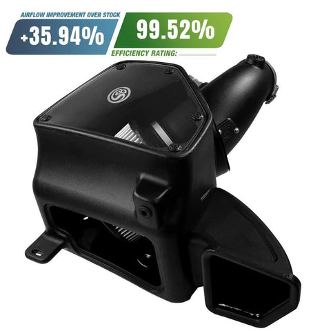 S&B Filters 75-5087D Cold Air Intake For 2014-2018 Dodge Ram 2500/3500 6.4L Hemi (Dry Extendable Filter)