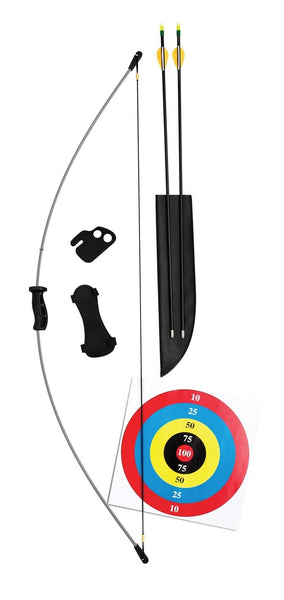 Bear Archery Wizard Youth Bow Set , Gray , One Size