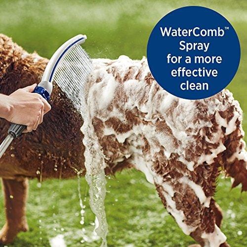 Waterpik PPR-252 Pet Wand Pro Dog Shower Attachment, 13", Blue/Grey System for Fast and Easy Bathing