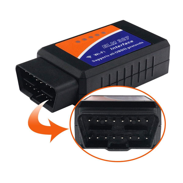 Eyourlife Improved Version Car WiFi OBD2 Scanner OBDII Scan Code Reader Adapter Check Engine Light Diagnostic Tool