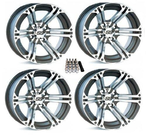 ITP SS212 UTV Wheels/Rims Machined 12" Polaris Ranger XP 900/1000