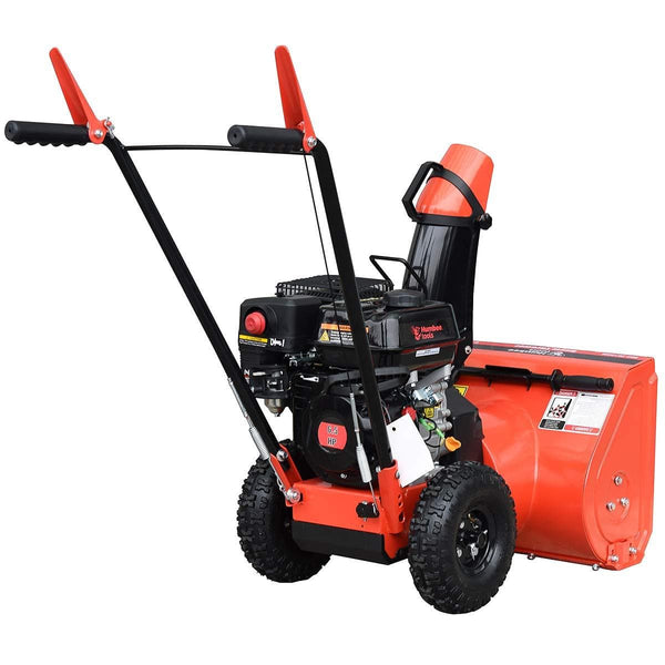 HUMBEE Tools SB2-20156M Two Stage Gas Snow Thrower with Manual Start Engine, 20" Wide Intake