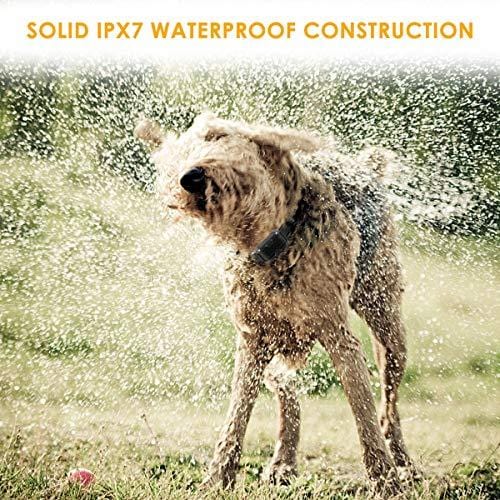 ELenest Bark Collar, 2019 Upgraded Smark Barking Control Device, Adjustable Vibration, Shock Sensitivity Level, Rechargeable Waterproof, Barking Detection for Dog, No Bark Collar