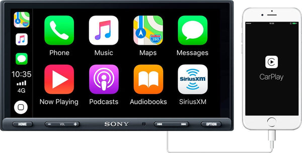 Sony XAV-AX5000 7" Apple Car Play, Android Auto, Media Receiver with Bluetooth