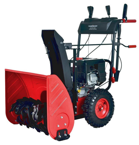 PowerSmart PSS2240C 24 in. 212cc 2-Stage Electric Start Gas Snow Blower (with Free Mug)