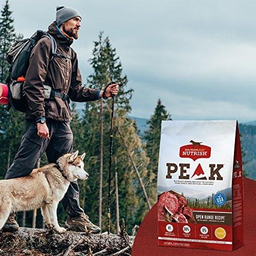 Rachael Ray Nutrish PEAK Natural Grain Free Dry Dog Food, Open Range  with Beef, Venison & Lamb, 23 lbs