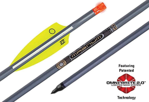 TenPoint XX75 Aluminum Crossbow Arrows with Omni-Brite 2.0 Lighted Nocks 20", 3-Pack (HEA-038.3)