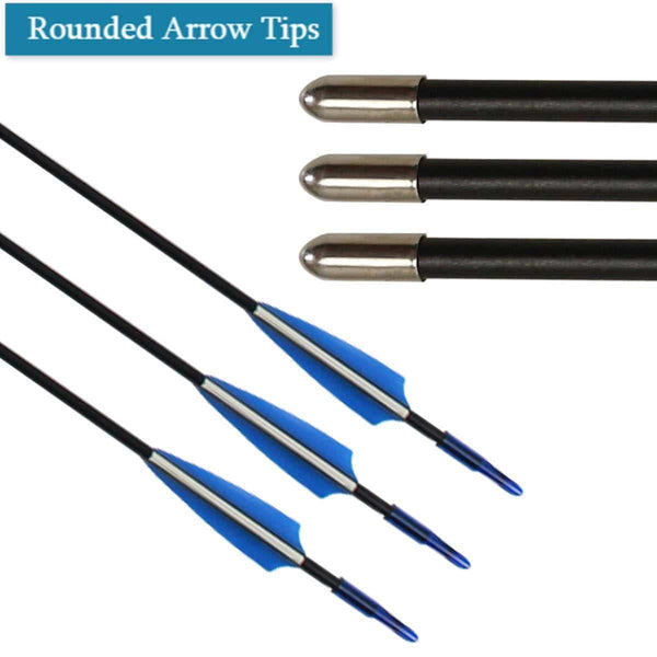 iMay 45" Bow and Arrows Set with 9 Arrows 2 Target Faces for Teens Outdoor Archery Beginner Gift Recurve Bow Longbow Kit (Black)